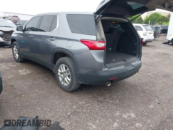 2020 Chevrolet Traverse LS with VIN 1GNERFKW8LJ185193, listed as a IAAI auction lot 42087348 with 100,762 mi miles and . Bid and sale history available at DreamBid. Image 3.