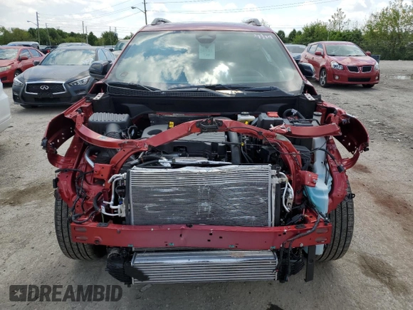 2025 Chevrolet Equinox AWD RS with VIN 3GNAXTEG5SL227155, listed as a Copart auction lot 55302955 with 1,007 mi miles and Salvage title. Bid and sale history available at DreamBid. Image 5.