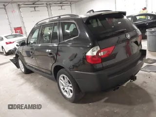 2004 BMW X3 2.5i with VIN WBXPA73464WC41900, listed as a IAAI auction lot 42007333 with 1 mi miles. Bid and sale history available at carsss.com. Image 3.