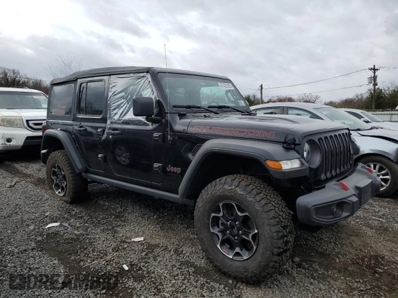 2023 Jeep Wrangler Rubicon with VIN 1C4HJXFG8PW653101, listed as a Copart auction lot 47422165 with 13,532 mi miles and Salvage title. Bid and sale history available at DreamBid. Image 4.