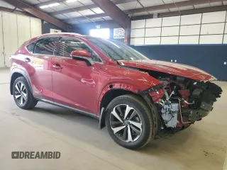 2020 Lexus NX 300h with VIN JTJGJRDZ2L5005228, listed as a Copart auction lot 60477955 with 59,587 mi miles and Salvage title. Bid and sale history available at DreamBid. Image 4.