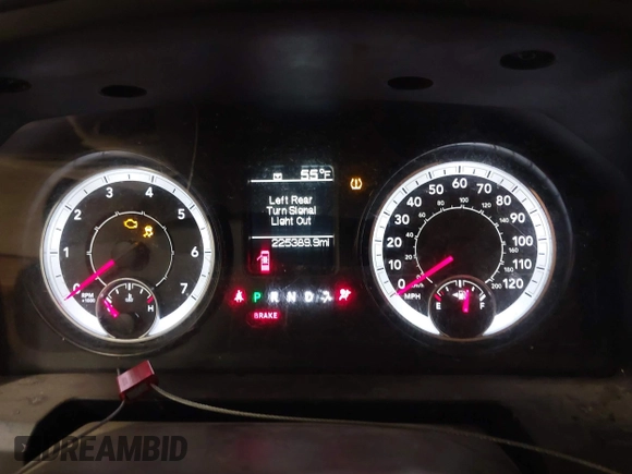 2017 Ram 1500 Express with VIN 1C6RR7FT2HS620587, listed as a IAAI auction lot 41330415 with 225,389 mi miles. Bid and sale history available at carsss.com. Image 7.