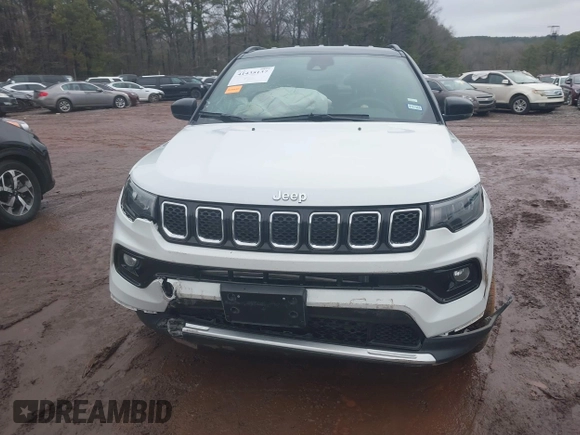 2024 Jeep Compass Limited with VIN 3C4NJDCN8RT610911, listed as a IAAI auction lot 41435137 with 28,909 mi miles and . Bid and sale history available at carsss.com. Image 12.