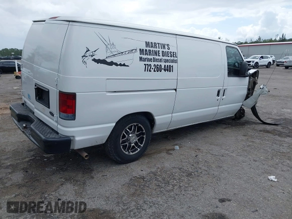 2010 Ford Econoline Cargo Commercial with VIN 1FTNE1EW1ADA63712, listed as a IAAI auction lot 42003310 with Not Provided miles and . Bid and sale history available at carsss.com. Image 4.