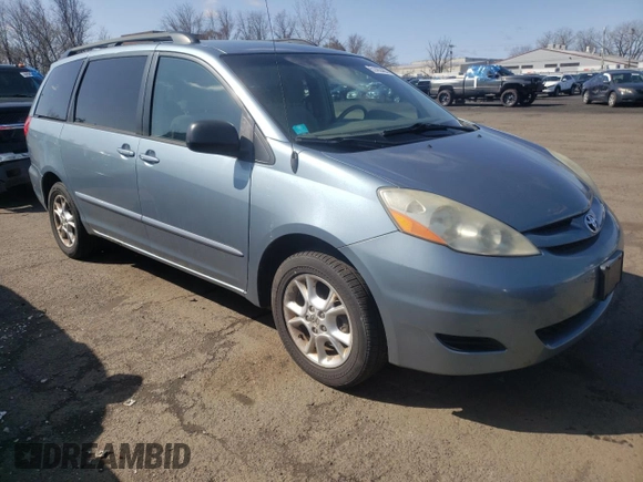 2006 Toyota Sienna LE with VIN 5TDBA23C06S058221, listed as a Copart auction lot 51492485 with 95,021 mi miles and Clean Title. Bid and sale history available at carsss.com. Image 4.