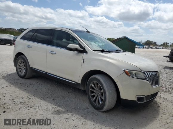 2012 Lincoln MKX with VIN 2LMDJ6JK4CBL00547, listed as a Copart auction lot 54607975 with 140,712 mi miles and Salvage Title. Bid and sale history available at carsss.com. Image 4.