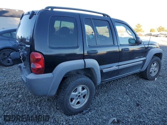 2002 Jeep Liberty Sport with VIN 1J4GL48K42W156247, listed as a Copart auction lot 86321124 with 0 mi miles and Salvage Title. Bid and sale history available at carsss.com. Image 3.