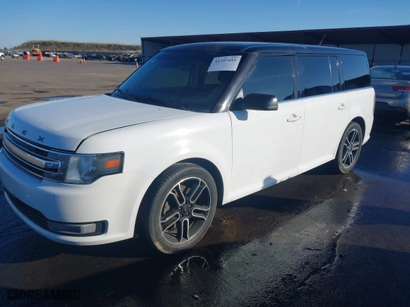 2014 Ford Flex SEL with VIN 2FMGK5C81EBD21053, listed as a IAAI auction lot 41397411 with 179,800 mi miles. Bid and sale history available at carsss.com. Image 17.
