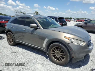 2010 Infiniti FX with VIN JN8AS1MW9AM852817, listed as a Copart auction lot 56326765 with Not provided miles and Salvage title. Bid and sale history available at DreamBid. Image 4.