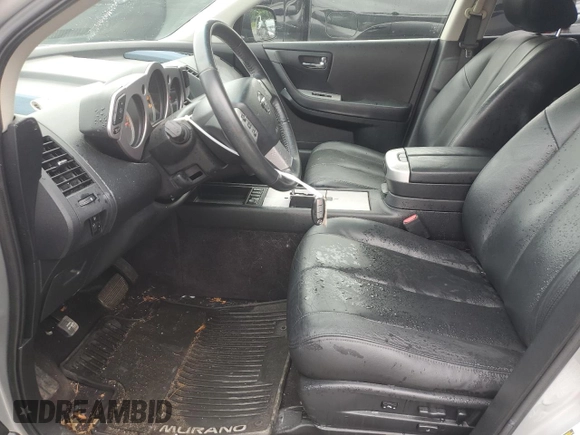 2007 Nissan Murano S with VIN JN8AZ08W17W601979, listed as a Copart auction lot 78601534 with 113,262 mi miles and Non Repairable. Bid and sale history available at carsss.com. Image 7.