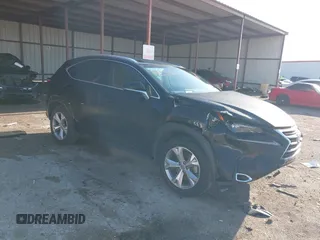 2015 Lexus NX 200t with VIN JTJYARBZ0F2005662, listed as a IAAI auction lot 41972402 with 97,980 mi miles and . Bid and sale history available at DreamBid. Image 1.