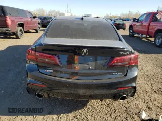 2020 Acura TLX w/A-Spec Pkg with VIN 19UUB3F68LA802322, listed as a Copart auction lot 77610664 with 0 mi miles and Salvage Title. Bid and sale history available at carsss.com. Image 6.