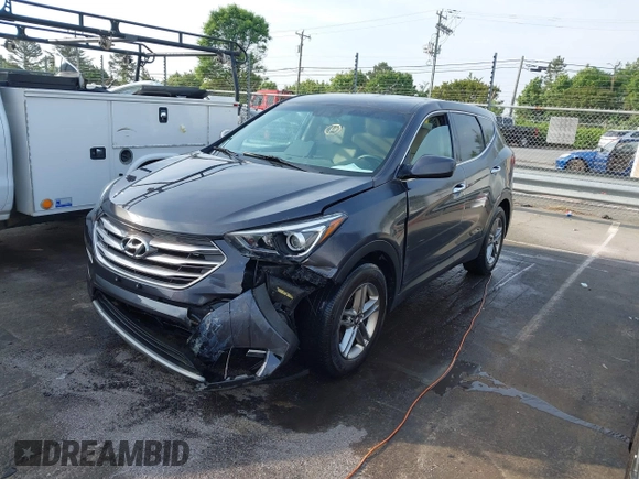 2018 Hyundai Santa Fe 2.4L with VIN 5XYZT3LB0JG525150, listed as a IAAI auction lot 42070377 with 142,418 mi miles and . Bid and sale history available at DreamBid. Image 17.