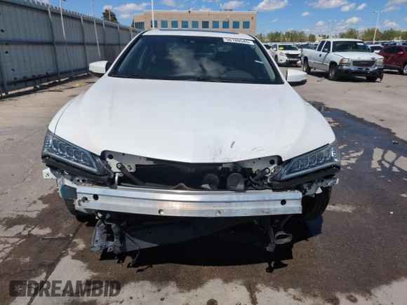 2015 Acura TLX Technology with VIN 19UUB2F59FA008368, listed as a Copart auction lot 56180545 with 76,812 mi miles and Salvage title. Bid and sale history available at DreamBid. Image 5.