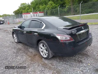 2014 Nissan Maxima SV with VIN 1N4AA5AP3EC905841, listed as a IAAI auction lot 42336362 with 100,185 mi miles and . Bid and sale history available at DreamBid. Image 3.