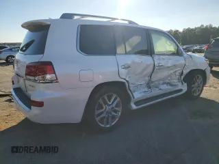 2015 Lexus LX 570 with VIN JTJHY7AX5F4167372, listed as a Copart auction lot 84712974 with Not Provided miles and Salvage Title. Bid and sale history available at DreamBid. Image 3.