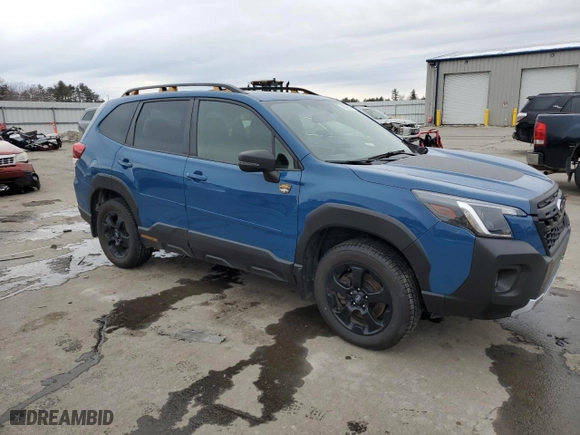 2022 Subaru Forester Wilderness with VIN JF2SKAMC6NH405965, listed as a Copart auction lot 47849275 with 60,828 mi miles and Salvage Title. Bid and sale history available at carsss.com. Image 4.