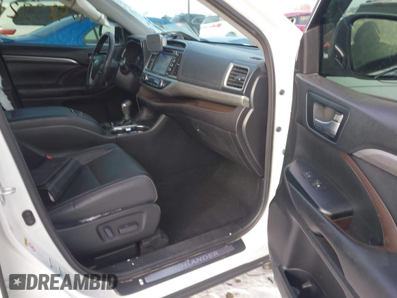 2018 Toyota Highlander Hybrid Limited z VIN 5TDDGRFH0JS041001, wystawiony jako IAAI lot #40983325 z przebiegiem 127 272 mil mil oraz . Historia ofert i sprzedaży dostępna na DreamBid. Obrazek 5.