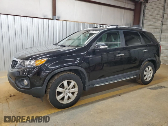 2012 Kia Sorento LX with VIN 5XYKT4A27CG200136, listed as a Copart auction lot 48367015 with 127,974 mi miles and Salvage Title. Bid and sale history available at carsss.com. Image 1.