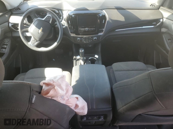 2020 Chevrolet Traverse LS with VIN 1GNERFKW0LJ319985, listed as a Copart auction lot 47055515 with 49,259 mi miles and Salvage title. Bid and sale history available at DreamBid. Image 8.