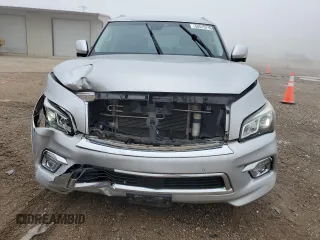 2017 Infiniti QX80 with VIN JN8AZ2NC0H9430079, listed as a Copart auction lot 54515715 with 132,799 mi miles and Salvage title. Bid and sale history available at DreamBid. Image 5.