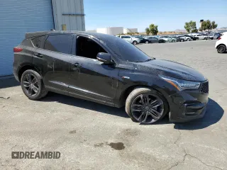 2019 Acura RDX w/A-Spec Pkg with VIN 5J8TC2H63KL014566, listed as a Copart auction lot 67669634 with Not Provided miles and Salvage Title. Bid and sale history available at carsss.com. Image 4.