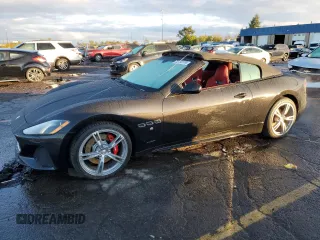 2019 Maserati GranTurismo Convertible Sport with VIN ZAM45VMA0K0341514, listed as a Copart auction lot 72434174 with 16,775 mi miles and Salvage Title. Bid and sale history available at carsss.com. Image 1.