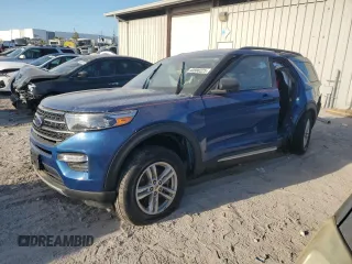 2022 Ford Explorer XLT with VIN 1FMSK8DH7NGB68147, listed as a Copart auction lot 43988225 with 0 mi miles and Salvage Title. Bid and sale history available at carsss.com. Image 1.