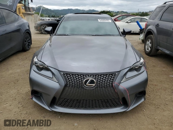 2015 Lexus IS 350 with VIN JTHBE1D22F5020630, listed as a Copart auction lot 54680495 with 152,571 mi miles and Salvage title. Bid and sale history available at DreamBid. Image 5.