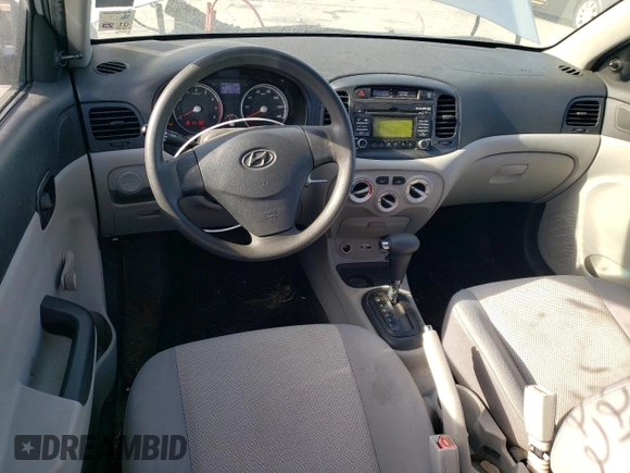 2010 Hyundai Accent GLS with VIN KMHCN4AC4AU426665, listed as a Copart auction lot 76063604 with 154,564 mi miles and Salvage Title. Bid and sale history available at carsss.com. Image 8.