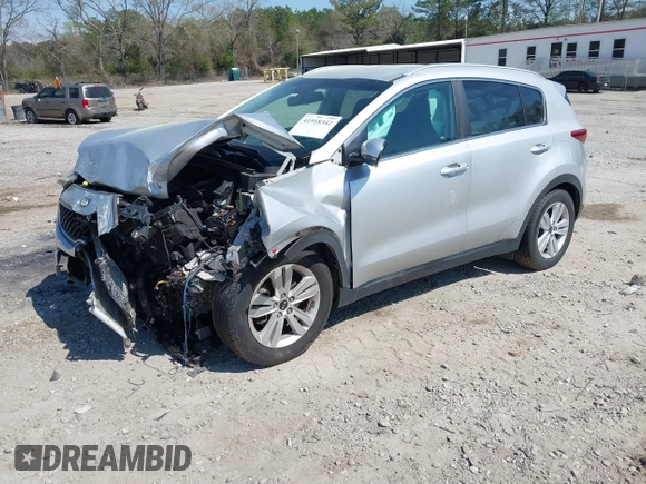 2018 Kia Sportage LX with VIN KNDPM3AC6J7422408, listed as a IAAI auction lot 41918342 with 104,385 mi miles and . Bid and sale history available at carsss.com. Image 18.