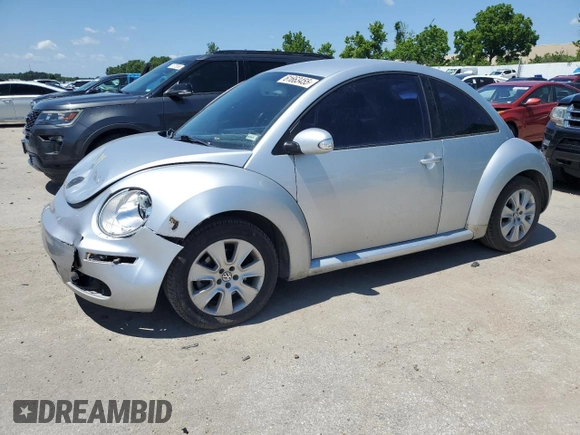 2008 Volkswagen Beetle S with VIN 3VWPW31C58M502208, listed as a Copart auction lot 61663455 with 93,982 mi miles and Salvage title. Bid and sale history available at DreamBid. Image 1.