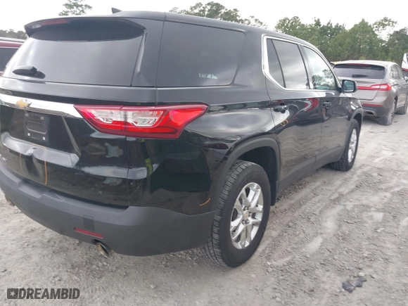 2021 Chevrolet Traverse LS with VIN 1GNEVFKW9MJ178623, listed as a IAAI auction lot 41710477 with 58,625 mi miles. Bid and sale history available at carsss.com. Image 4.