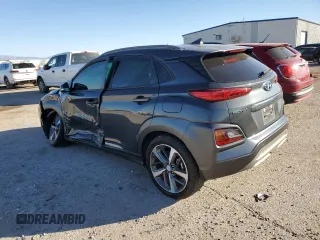 2019 Hyundai Kona Ultimate with VIN KM8K5CA50KU381488, listed as a Copart auction lot 42022965 with 48,155 mi miles and Salvage Title. Bid and sale history available at carsss.com. Image 2.