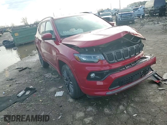 2023 Jeep Compass (RED) Edition z VIN 3C4NJDCN2PT559502, wystawiony jako Copart lot #50027625 z przebiegiem 16 761 mil mil oraz Szkoda całkowita • Salvage title. Historia ofert i sprzedaży dostępna na DreamBid. Obrazek 11.