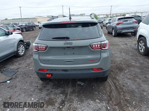 2023 Jeep Compass Trailhawk with VIN 3C4NJDDNXPT562694, listed as a IAAI auction lot 42370873 with 21,988 mi miles and . Bid and sale history available at DreamBid. Image 16.