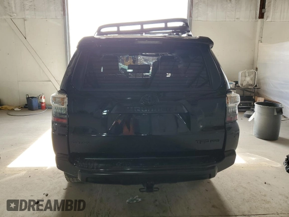 2023 Toyota 4Runner TRD Pro with VIN JTELU5JR8P6176034, listed as a Copart auction lot 49822735 with 25,843 mi miles and Salvage title. Bid and sale history available at DreamBid. Image 6.