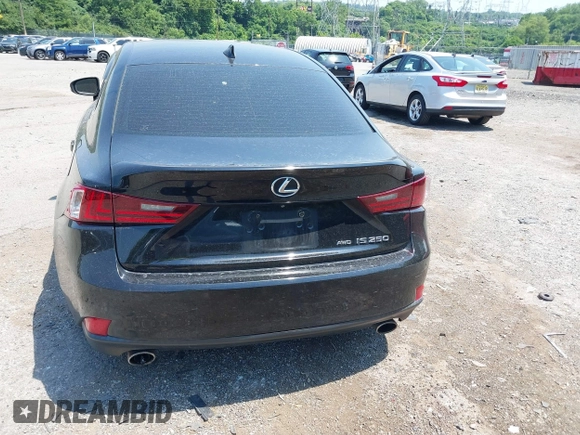 2015 Lexus IS 250 with VIN JTHCF1D25F5025399, listed as a IAAI auction lot 39680736 with 119,533 mi miles. Bid and sale history available at carsss.com. Image 17.