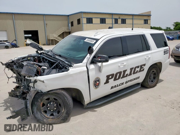 2020 Chevrolet Tahoe Commercial with VIN 1GNLCDEC0LR115610, listed as a Copart auction lot 56468665 with Not provided miles and Salvage title. Bid and sale history available at DreamBid. Image 1.