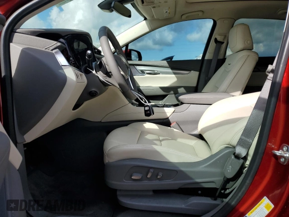 2024 Cadillac XT5 FWD Premium Luxury with VIN 1GYKNCR4XRZ751482, listed as a Copart auction lot 73644534 with 0 mi miles and Salvage Title. Bid and sale history available at carsss.com. Image 7.