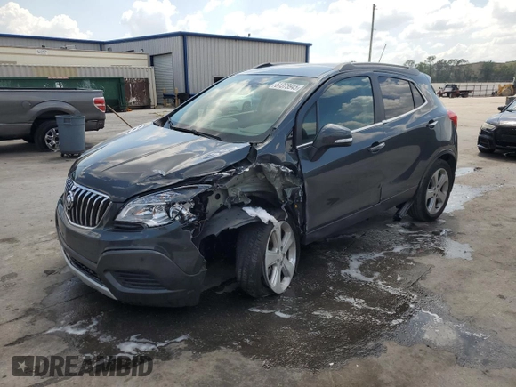 2016 Buick Encore with VIN KL4CJASB3GB717371, listed as a Copart auction lot 51373945 with 69,525 mi miles and Salvage Title. Bid and sale history available at carsss.com. Image 1.