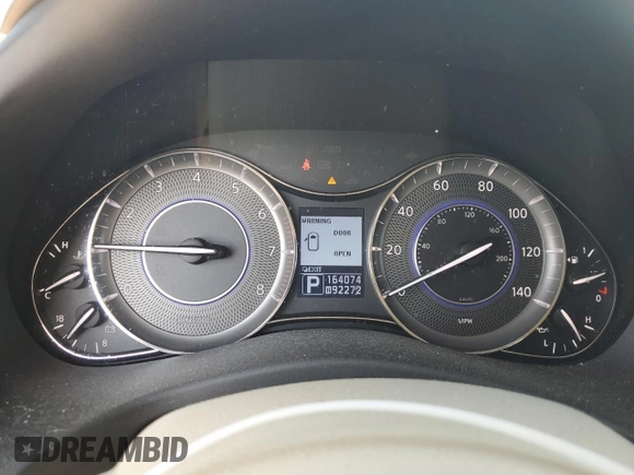 2011 Infiniti QX56 7-passenger with VIN JN8AZ2NE8B9006786, listed as a Copart auction lot 74598254 with 164,074 mi miles and Salvage Title. Bid and sale history available at carsss.com. Image 9.