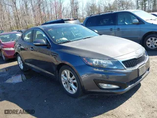 2011 Kia Optima EX with VIN KNAGN4A77B5055020, listed as a IAAI auction lot 41886251 with 134,340 mi miles. Bid and sale history available at carsss.com. Image 1.