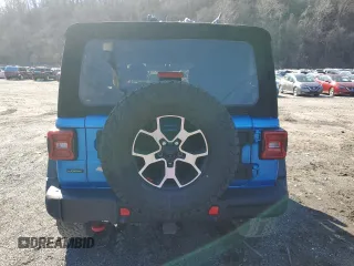 2022 Jeep Wrangler Unlimited Rubicon with VIN 1C4JJXFM7NW237044, listed as a Copart auction lot 51639825 with Not provided miles and Salvage title. Bid and sale history available at DreamBid. Image 6.