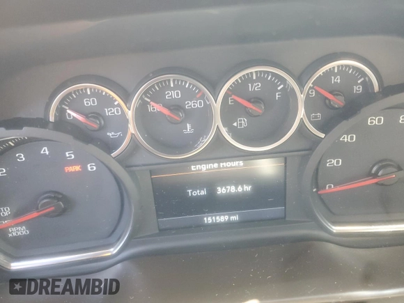 2019 Chevrolet Silverado 1500 RST with VIN 1GCRYEEDXKZ177954, listed as a Copart auction lot 47392845 with 151,589 mi miles and Salvage Title. Bid and sale history available at DreamBid. Image 9.