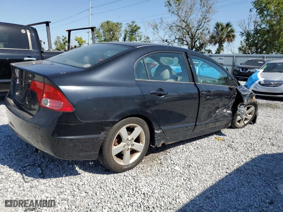 2007 Honda Civic Sdn EX with VIN 1HGFA16857L046752, listed as a Copart auction lot 53515565 with 219,631 mi miles and Salvage Title. Bid and sale history available at carsss.com. Image 3.