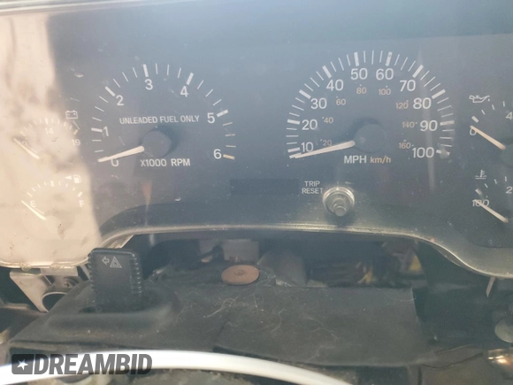 1998 Jeep Cherokee Sport with VIN 1J4FJ68S0WL152197, listed as a Copart auction lot 52512605 with Not provided miles and Salvage title. Bid and sale history available at DreamBid. Image 9.