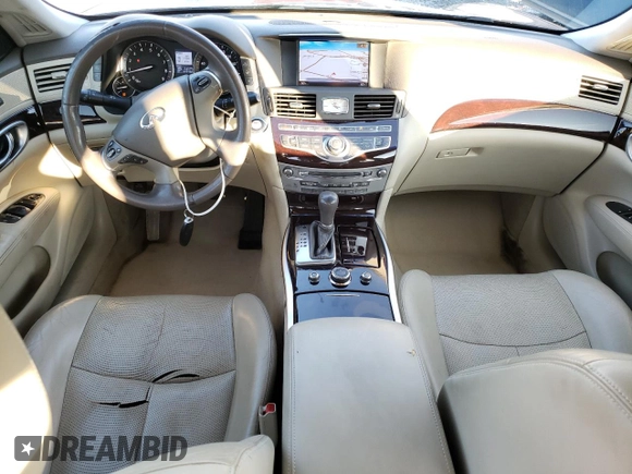 2011 Infiniti M37 with VIN JN1BY1AP6BM322773, listed as a Copart auction lot 82407554 with 154,579 mi miles and Salvage Title. Bid and sale history available at carsss.com. Image 8.