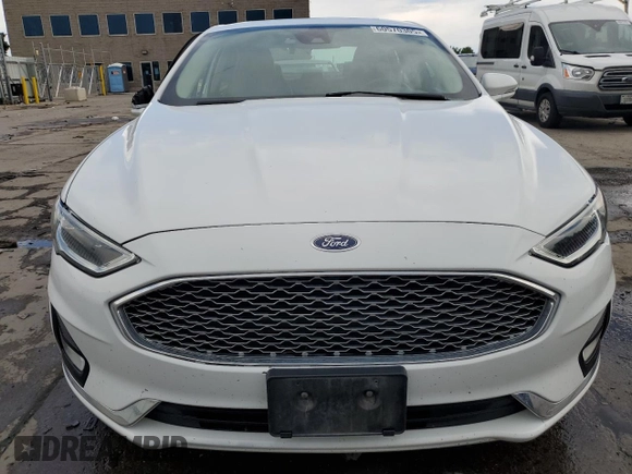 2020 Ford Fusion Titanium with VIN 3FA6P0D96LR175863, listed as a Copart auction lot 60570305 with 76,064 mi miles and Salvage title. Bid and sale history available at DreamBid. Image 5.