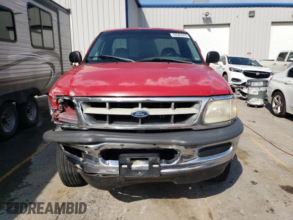1998 Ford F-150 with VIN 1FTZF1821WKA63445, listed as a Copart auction lot 62563374 with 270,311 mi miles and Salvage title. Bid and sale history available at DreamBid. Image 5.